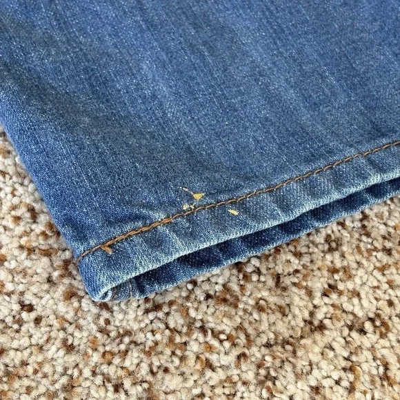 Levi's 514 Slim Straight Jeans Men 31x30 Medium Wash Cotton Zip Fly Pockets - Picture 14 of 16